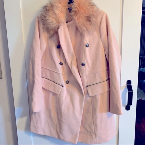 torrid Jackets & Blazers - NWOT TORRID Faux Fur Pink Coat